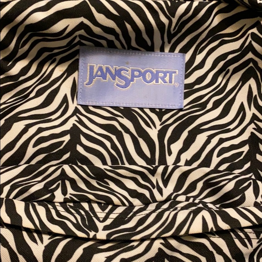 Jansport zebra print backpack - Picture 3 of 8